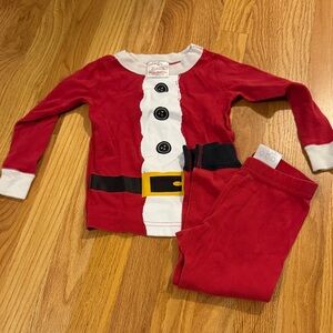 Holiday PJs! Hanna Andersson Red and White Santa Pajama Set